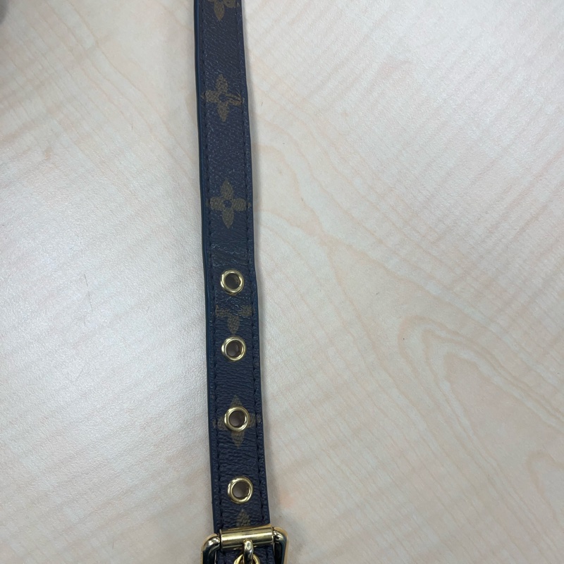 LOUIS VUITTON LV 路易威登 棕色 紅色 原花 帆布 PALLAS 兩用包 M41175-26