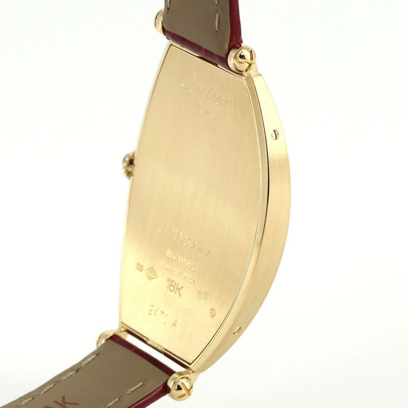 卡地亞 Tonneau LM YG W1527651 手動上鍊腕錶-5