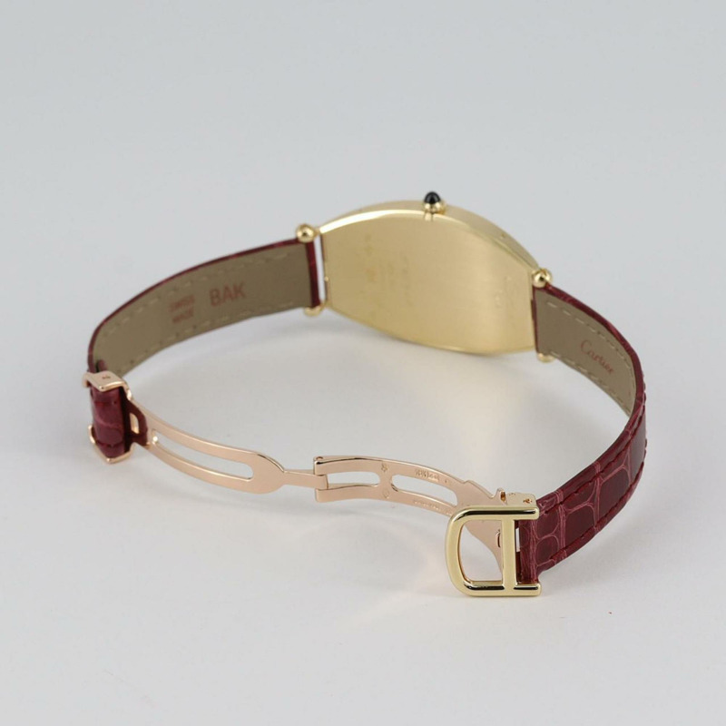 卡地亞 Tonneau LM YG W1527651 手動上鍊腕錶-7