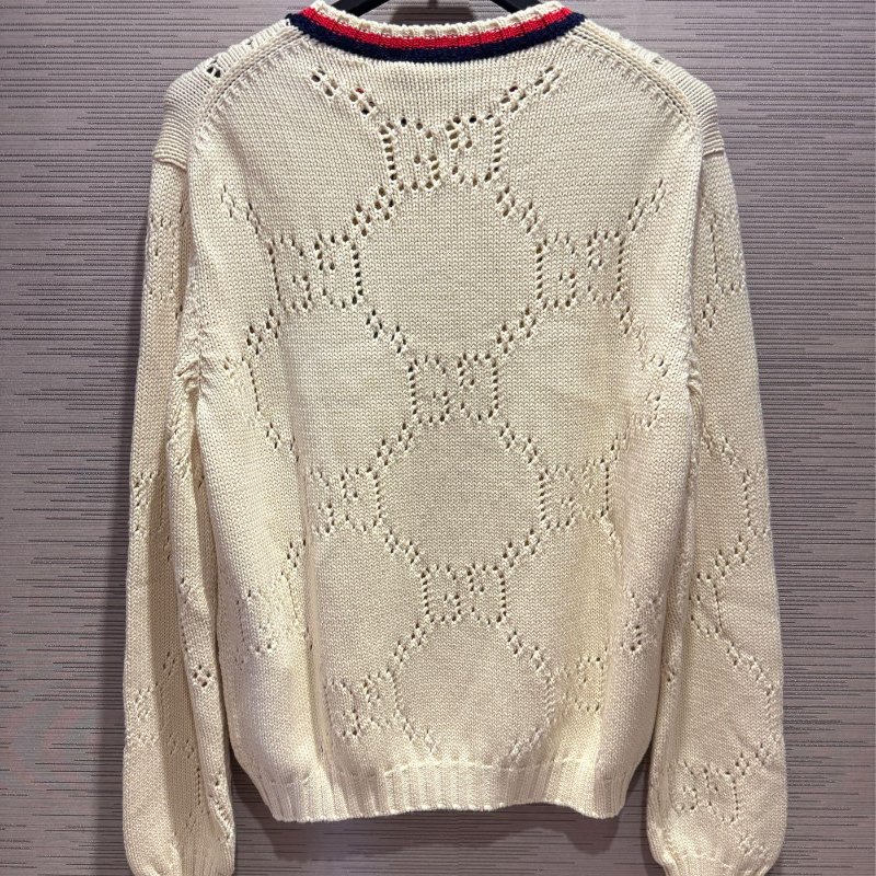 💎Han's house精品服飾💎GUCCI 滿版 LOGO GG 針織 棉質 毛衣-4