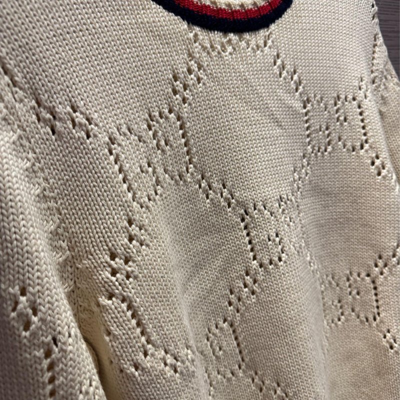 💎Han's house精品服飾💎GUCCI 滿版 LOGO GG 針織 棉質 毛衣-6