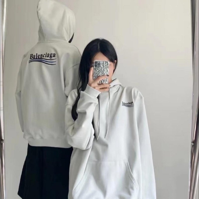 💎Han's house精品服飾💎Balenciaga 巴黎世家 可樂 LOGO 連帽 衛衣 帽T-6