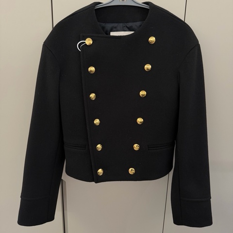 99新34碼/celine賽琳雙排扣山羊絨外套/無附件