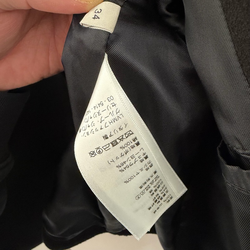 99新34碼/celine賽琳雙排扣山羊絨外套/無附件-3