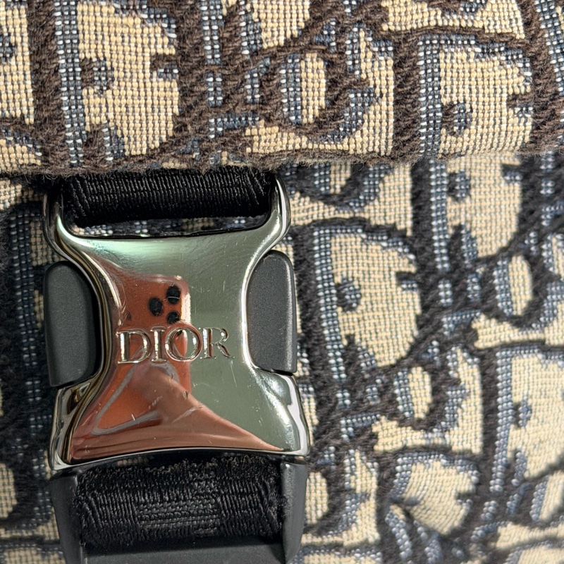 DIOR緹花郵差包-4