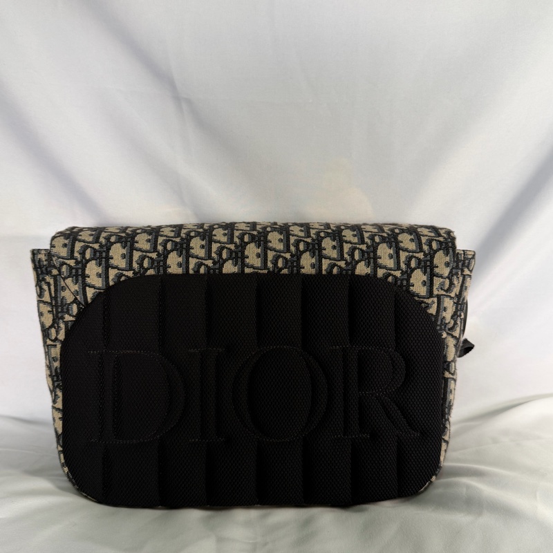 DIOR緹花郵差包-5