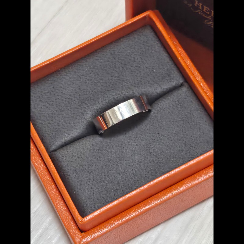 Hermes 愛馬仕 Collier de Chien 純銀Cdc 戒指 🈶購證🈶貴金屬證書-8