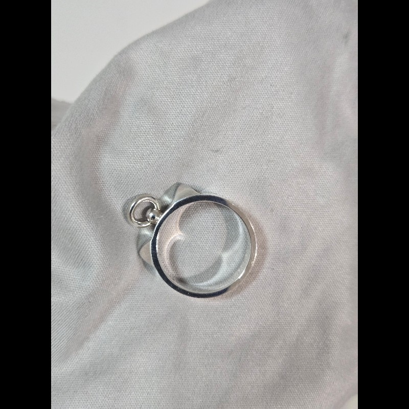 Hermes 愛馬仕 Collier de Chien 純銀Cdc 戒指 🈶購證🈶貴金屬證書-13