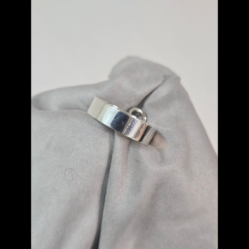 Hermes 愛馬仕 Collier de Chien 純銀Cdc 戒指 🈶購證🈶貴金屬證書-15