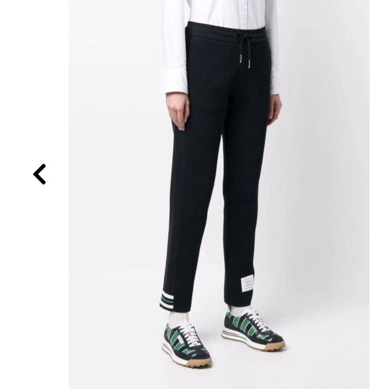 💎Han's house精品服飾💎THOM BROWNE TB 立體字紋 長褲 原價41000-6