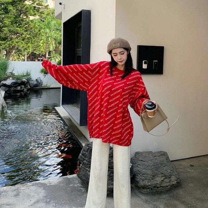 💎Han's house精品服飾💎Balenciaga 巴黎世家 毛衣 寬版 雙面穿 原價48500-2