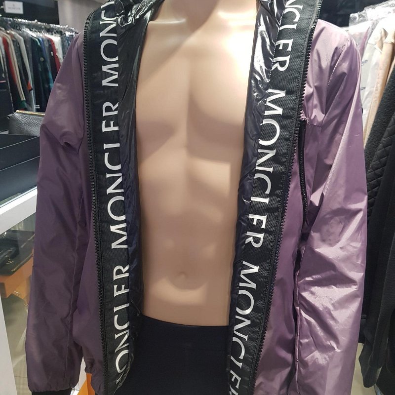💎Han's house精品服飾💎moncler Bassias 字母 羽絨 拼接 風衣 連帽 外套-6
