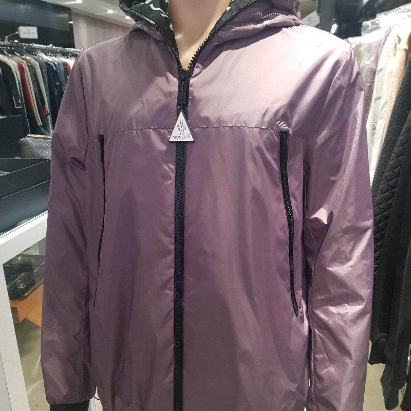 💎Han's house精品服飾💎moncler Bassias 字母 羽絨 拼接 風衣 連帽 外套-7