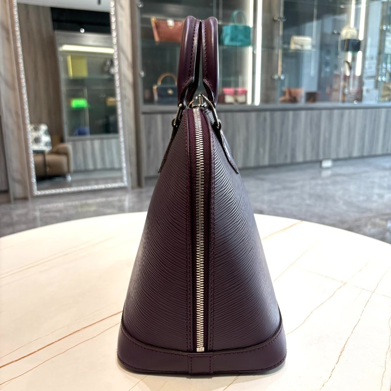 *SHIHNA名牌精品* LV M5280K Alma BB Epi水波纹紫色貝殼包-2