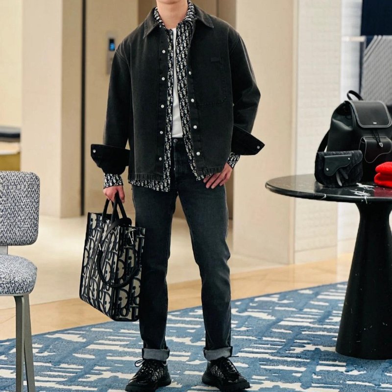 💎Han's house精品服飾💎 DIOR 滿版 老花 小牛皮 皮鞋 原價37000-3