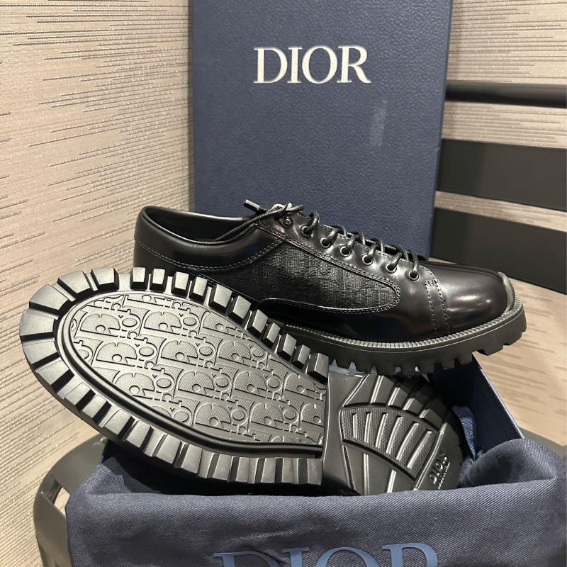 💎Han's house精品服飾💎 DIOR 滿版 老花 小牛皮 皮鞋 原價37000-5