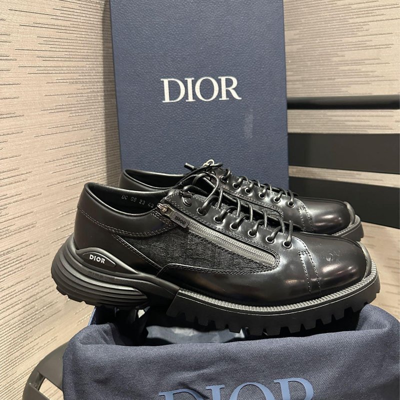 💎Han's house精品服飾💎 DIOR 滿版 老花 小牛皮 皮鞋 原價37000-7