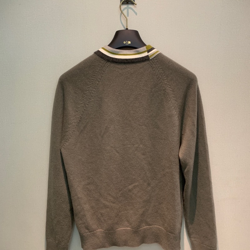 99新s碼 愛馬仕 Hermes 秋冬新款男士學院風羊絨開衫-6