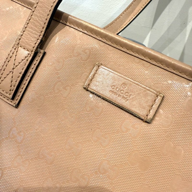 GUCCI Imprime Tote Bag , pink beige-2