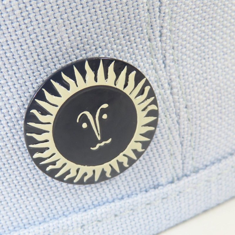 【巴黎站二手名牌專賣店】＊現貨＊HERMES 愛馬仕 真品＊寶寶藍布面畫家帽 貝雷帽(58)-5