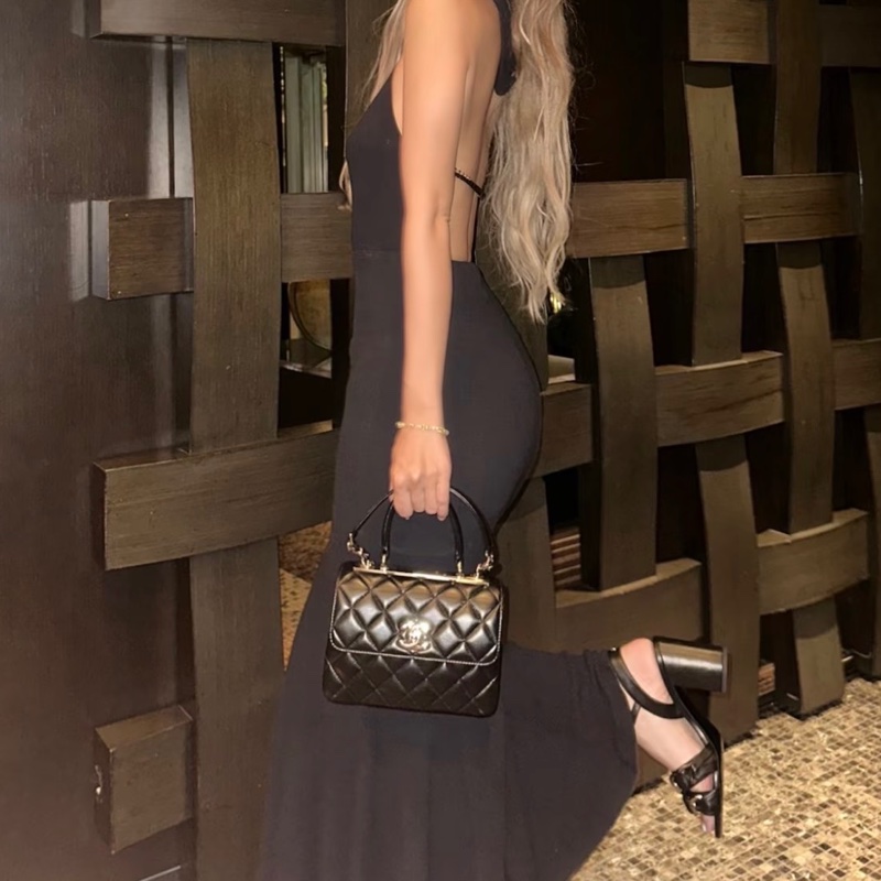 ✨Chanel 經典黑金 trendy cc 99新帶膜🆕 有保卡 專櫃半價🖤-2