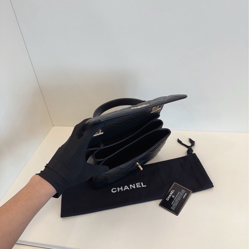 ✨Chanel 經典黑金 trendy cc 99新帶膜🆕 有保卡 專櫃半價🖤-12