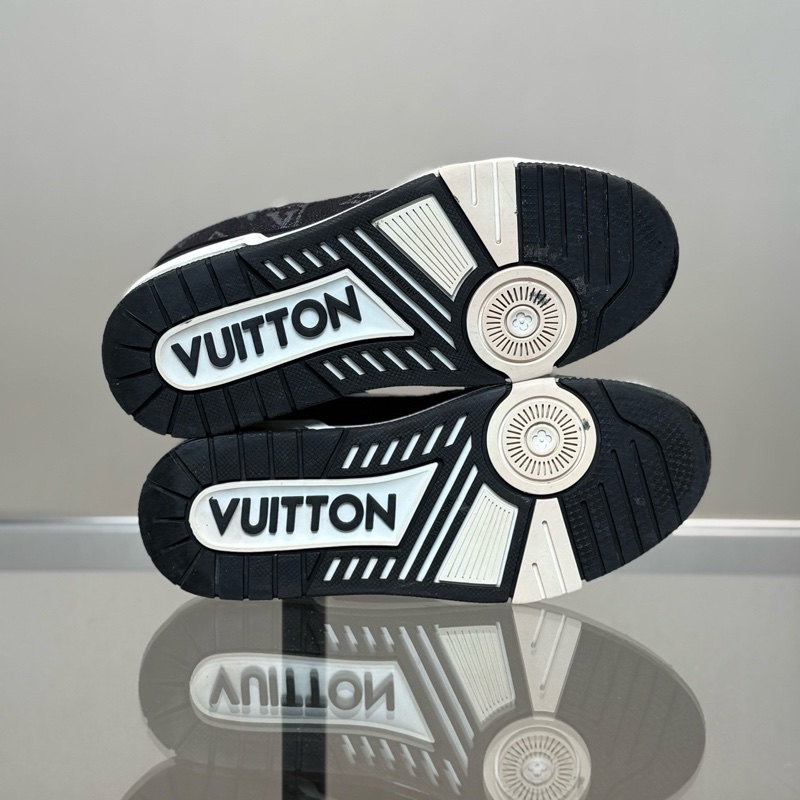 LOUIS VUITTON/路易威登 Trainer 黑白牛仔 37碼 98 新-6