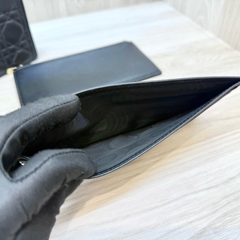 Dior 黑羊皮Lady Dior Pouch斜背包S0204ONMJ-12