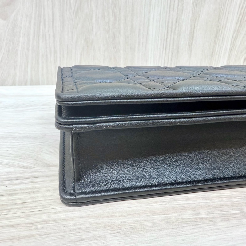 Dior 黑羊皮Lady Dior Pouch斜背包S0204ONMJ-19