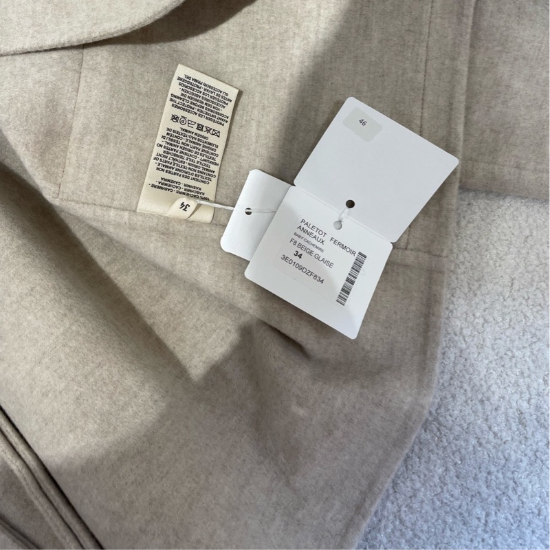 99新愛馬仕外套 100%純羊絨外套 34碼 手感無敵好-6