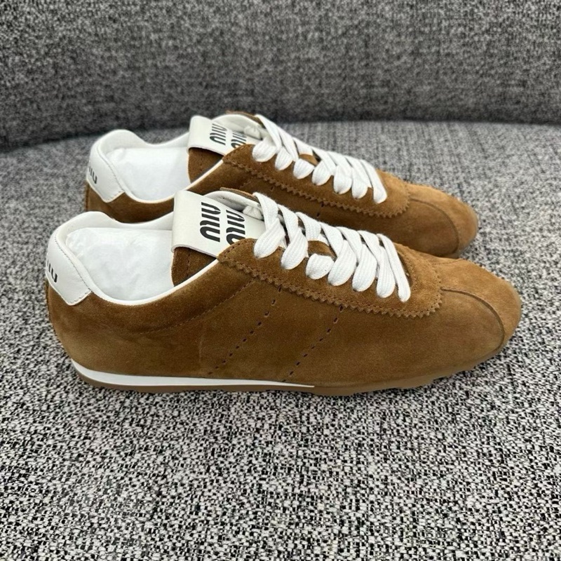 促銷品 Miu Miu 麂皮運動鞋 三色#36 36.5 37 37.5 38-8