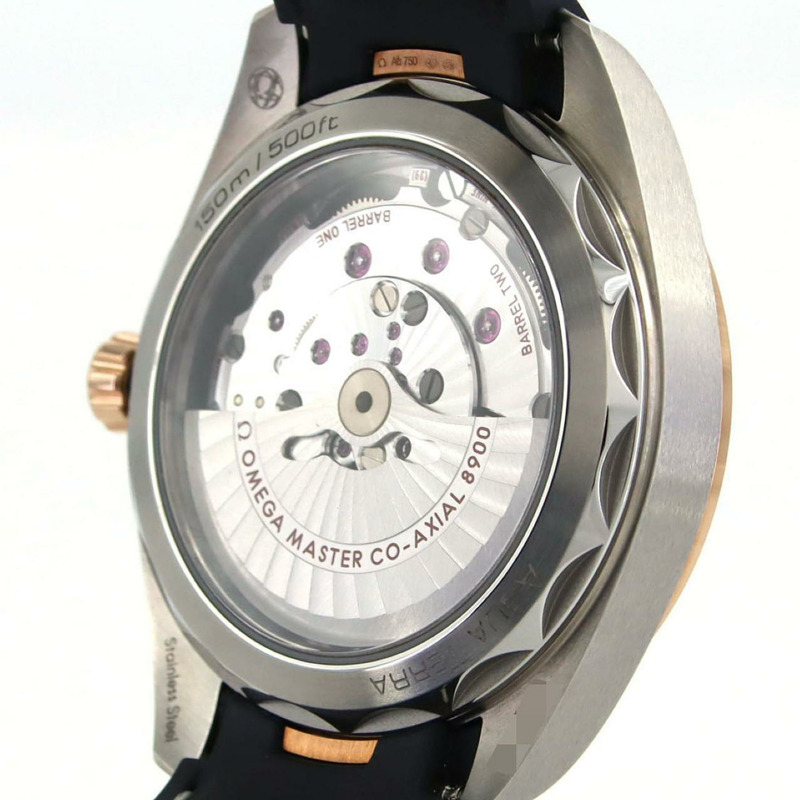 歐米茄海馬系列Aqua Terra PG Combi 220.22.41.21.02.001 SSxPG 自動腕錶-5