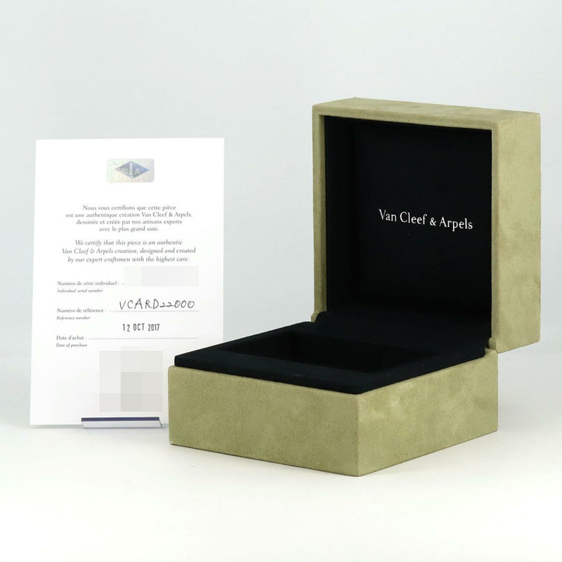 梵克雅寶 Alhambra YG 136574 VCARD22000 石英錶-7