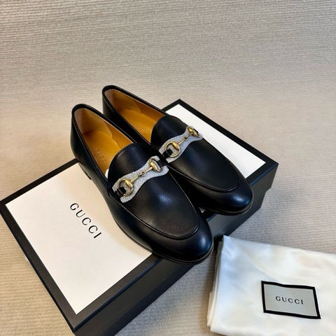 99新 GUCCI古馳 馬銜扣樂福鞋