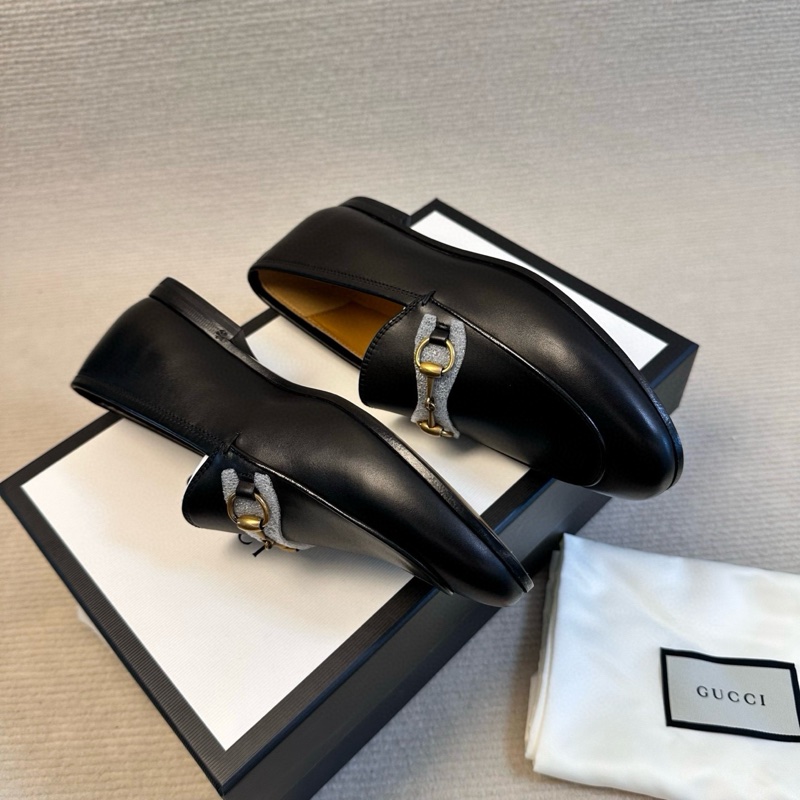 99新 GUCCI古馳 馬銜扣樂福鞋-1