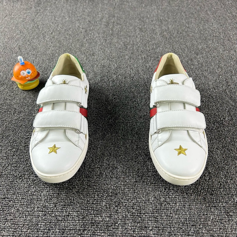 Gucci古馳蜜蜂刺繡魔術貼板鞋 尺碼：35-1