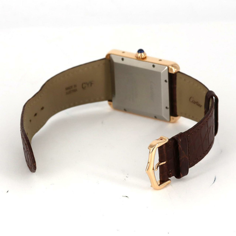 卡地亞 Tank Solo XL PGxSS W5200026 SSxPG 自動腕錶-6