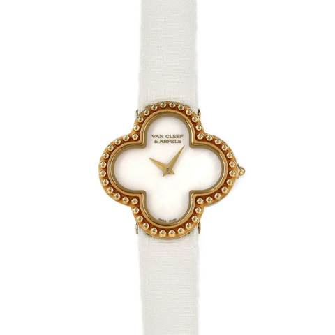 梵克雅寶 Alhambra YG 136574 VCARD22000 石英錶