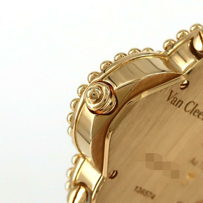 梵克雅寶 Alhambra YG 136574 VCARD22000 石英錶-4