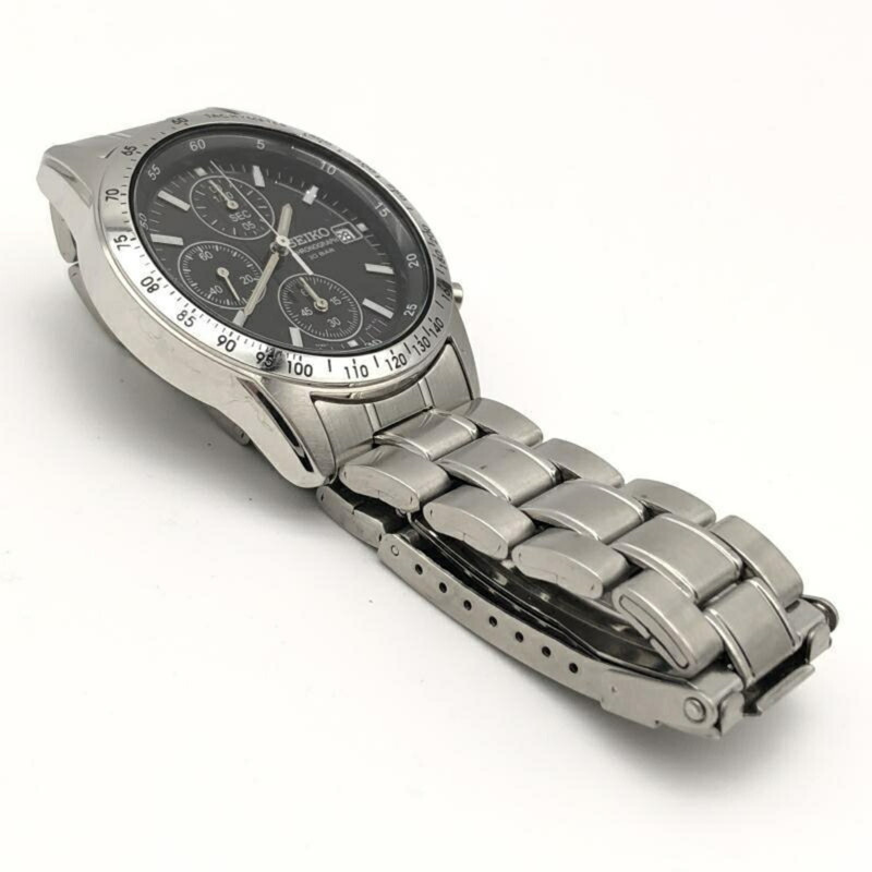 精工 7T92-0DW0 銀色腕錶-1