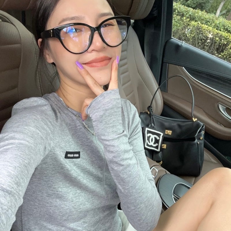 Miu Miu 爆款長袖T恤 #XS S M L-1