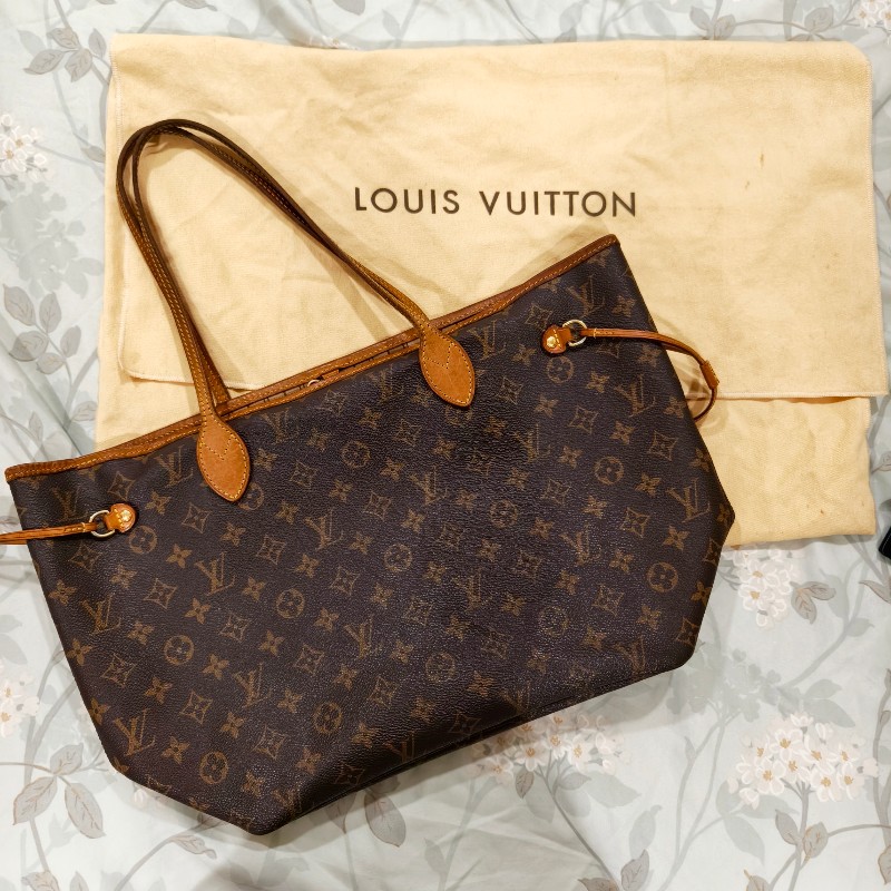 LV neverfull MM 中號托特包-0