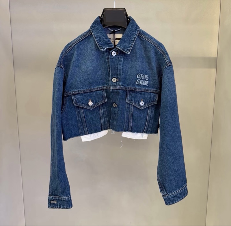 促銷品 Miu Miu 束腰牛仔外套 #36碼-0