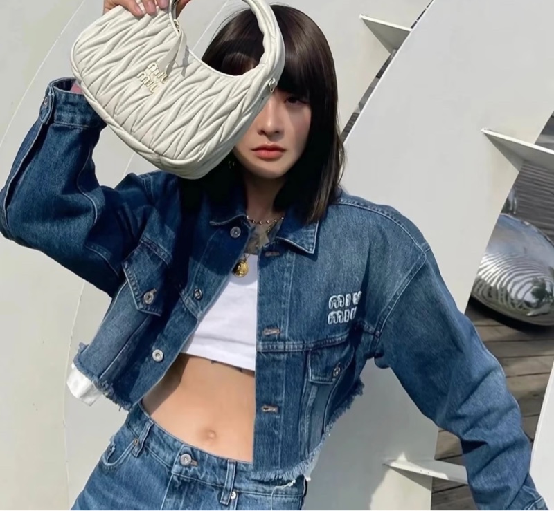 促銷品 Miu Miu 束腰牛仔外套 #36碼-2