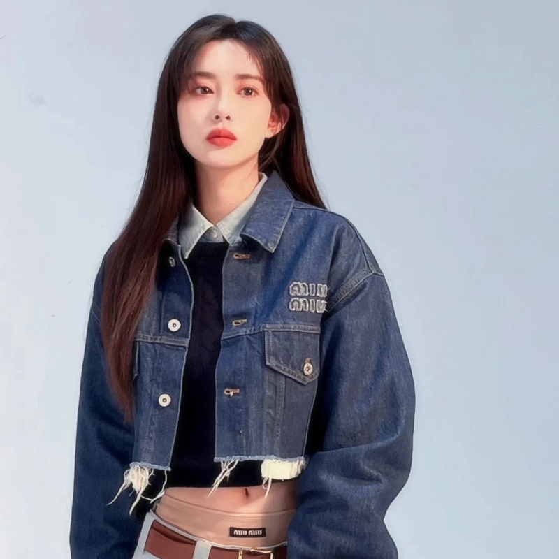 促銷品 Miu Miu 束腰牛仔外套 #36碼-3