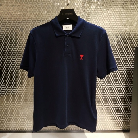 Ami Paris❣️ 海軍藍Polo 男女均可 #S M L XL