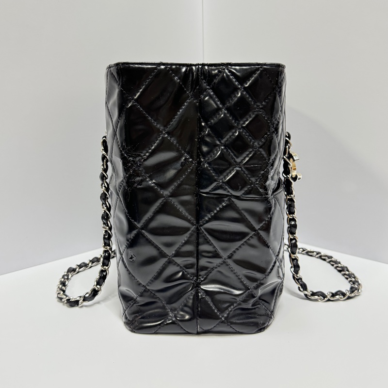 【激甜釋出⏰】 Chanel 香奈兒 黑銀菱格紋 托特包 專櫃26萬！-9