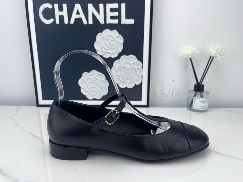 chanel香奈兒 23c黑色瑪麗珍 38碼 下地一次 98新-5