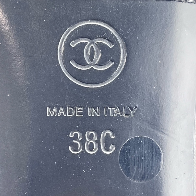chanel香奈兒 23c黑色瑪麗珍 38碼 下地一次 98新-8