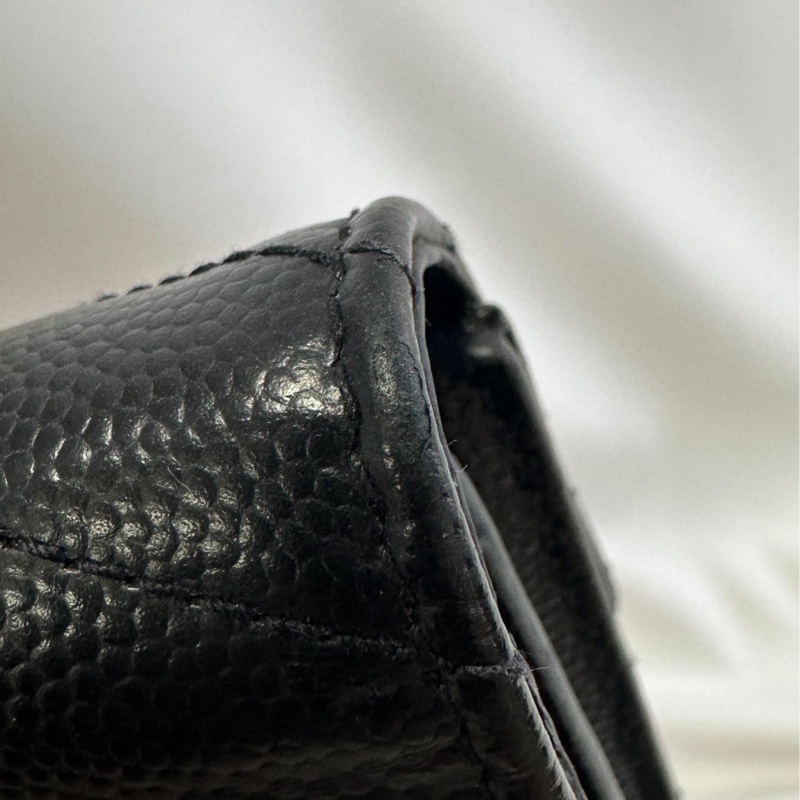 YSL 黑金魚子醬短夾-3